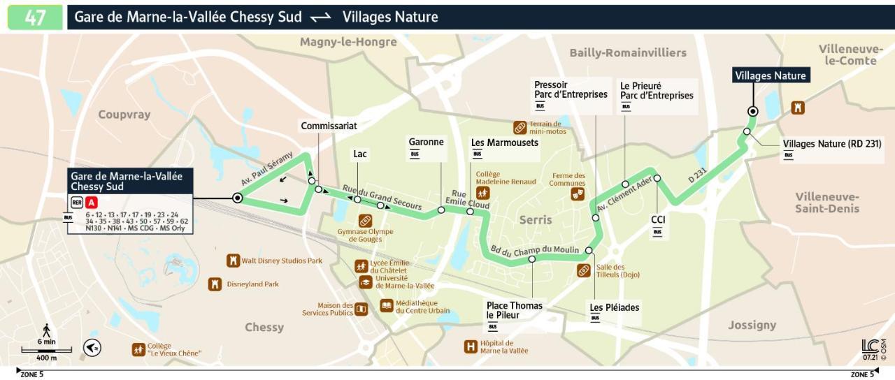 Apartment 3 Bedroomed Serris Val D'Europe Disneyland Paris Exteriör bild